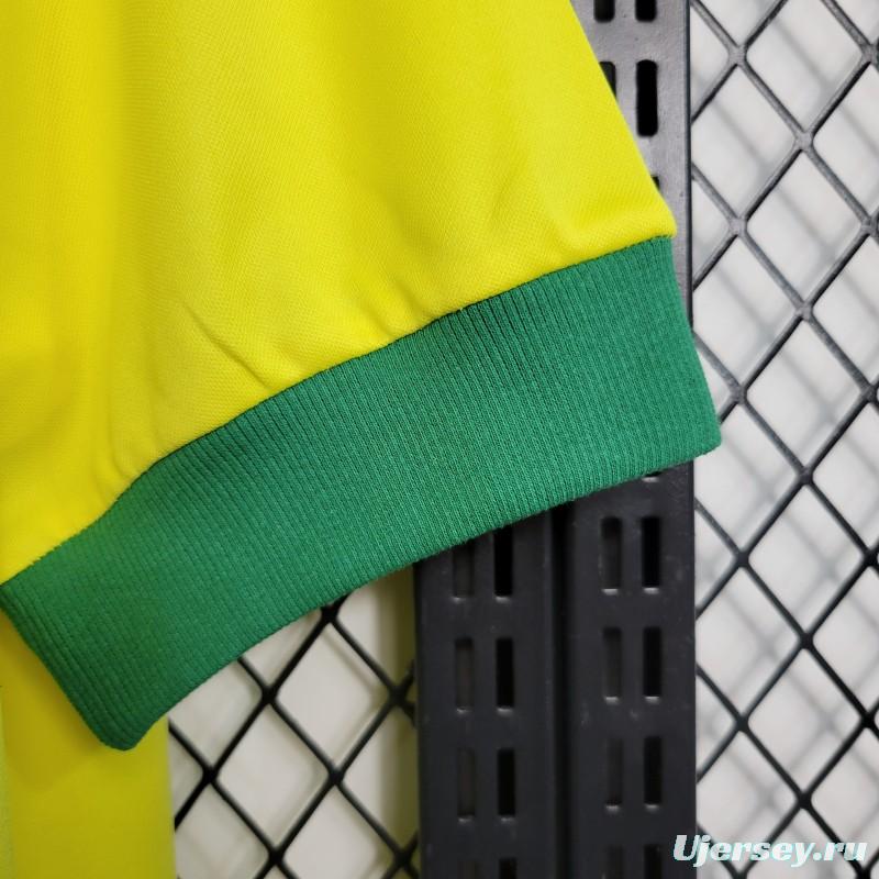 Retro 1958 Brazil Home Jersey