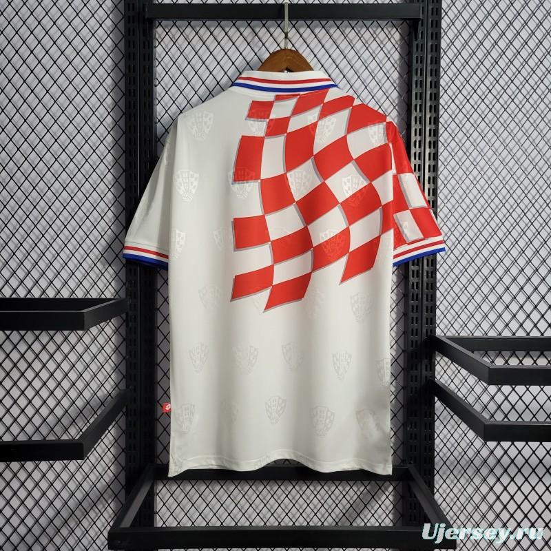 Retro 1998 Croatia Home Jersey