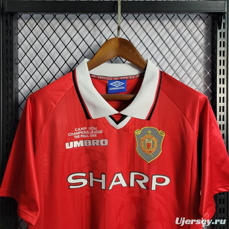 Retro 99/00 Manchester United Home Jersey