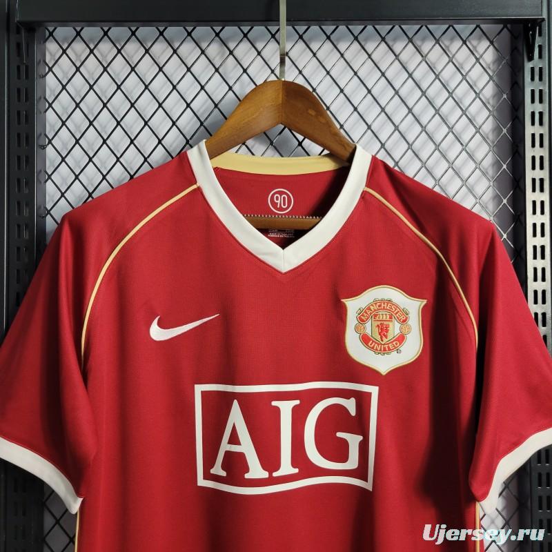 Retro 06/07 Manchester United Home Jersey