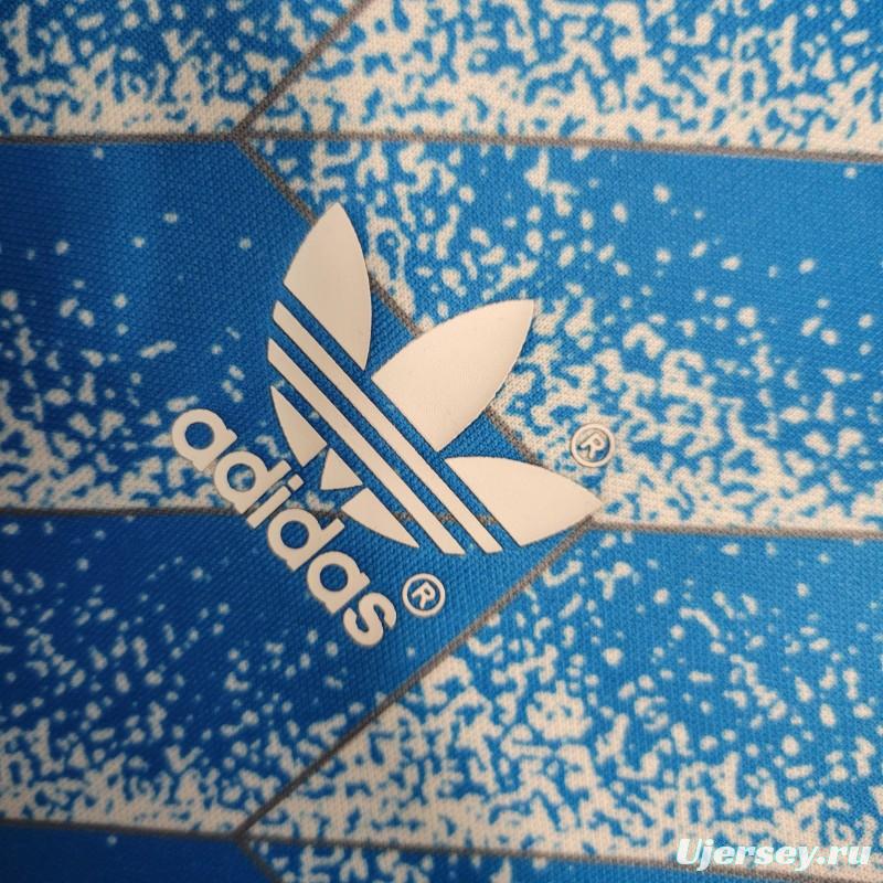 Retro 1988 Netherlands Away Blue Jersey