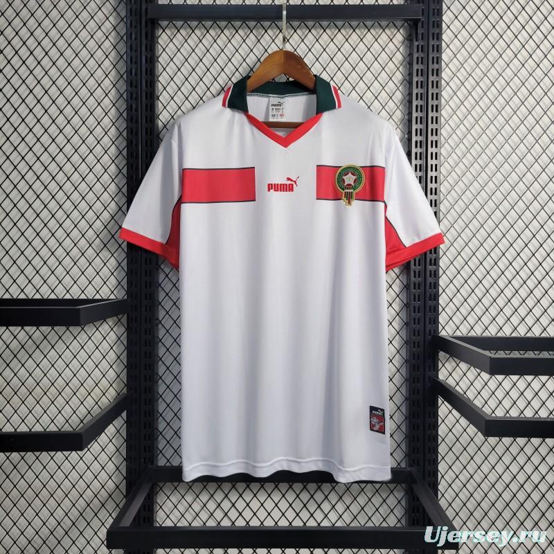 Retro 1998 Morocco Away Soccer Jersey