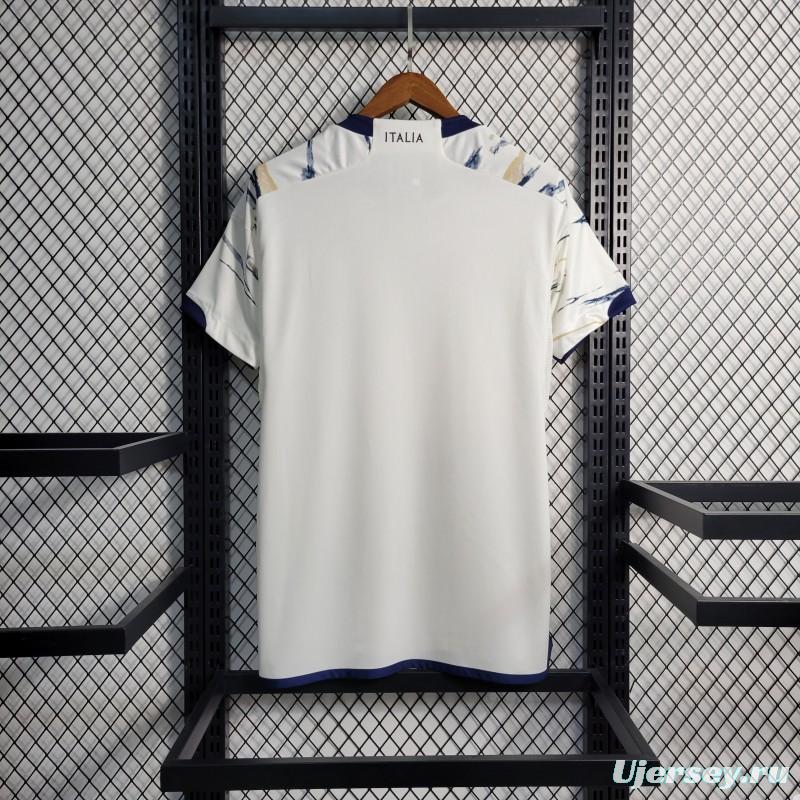 Retro 2023 Italy Away White Jersey