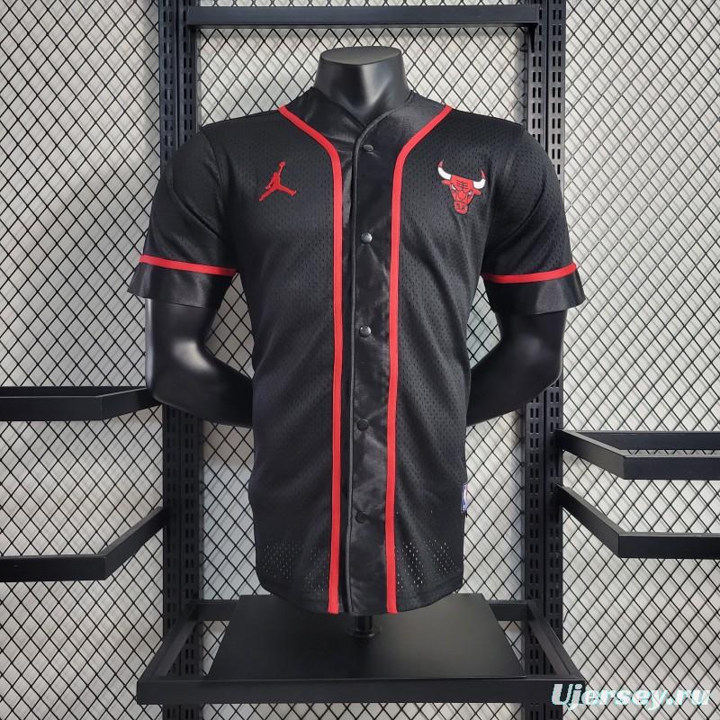 NBA Bull Stadium Black Jersey