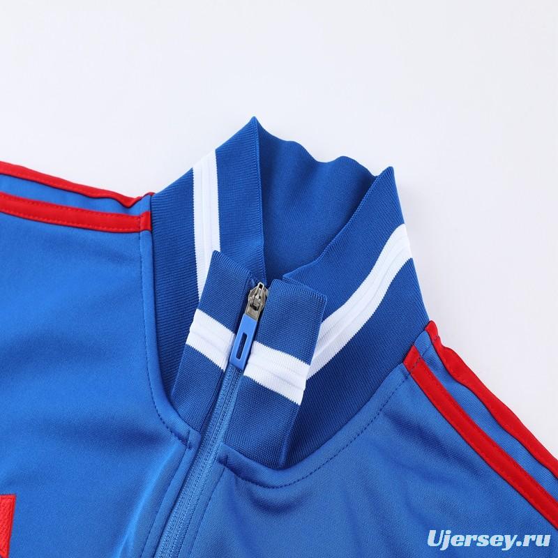 2023 Adidas Blue Full Zipper Jacket +Pants