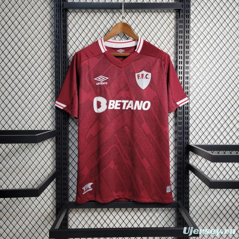 23-24 Fluminense  Third Red Jersey