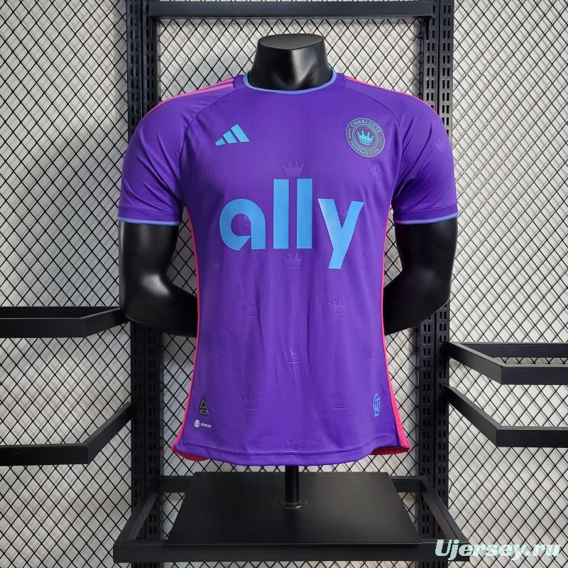 Player Version 23-24 Charlotte Away Purple Jersey