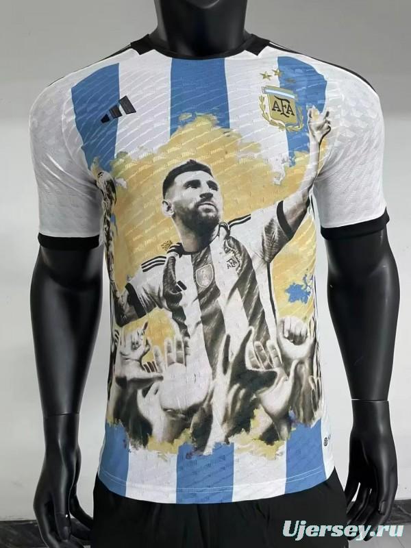 Player Version 2023 Argentina Messi Special Jersey