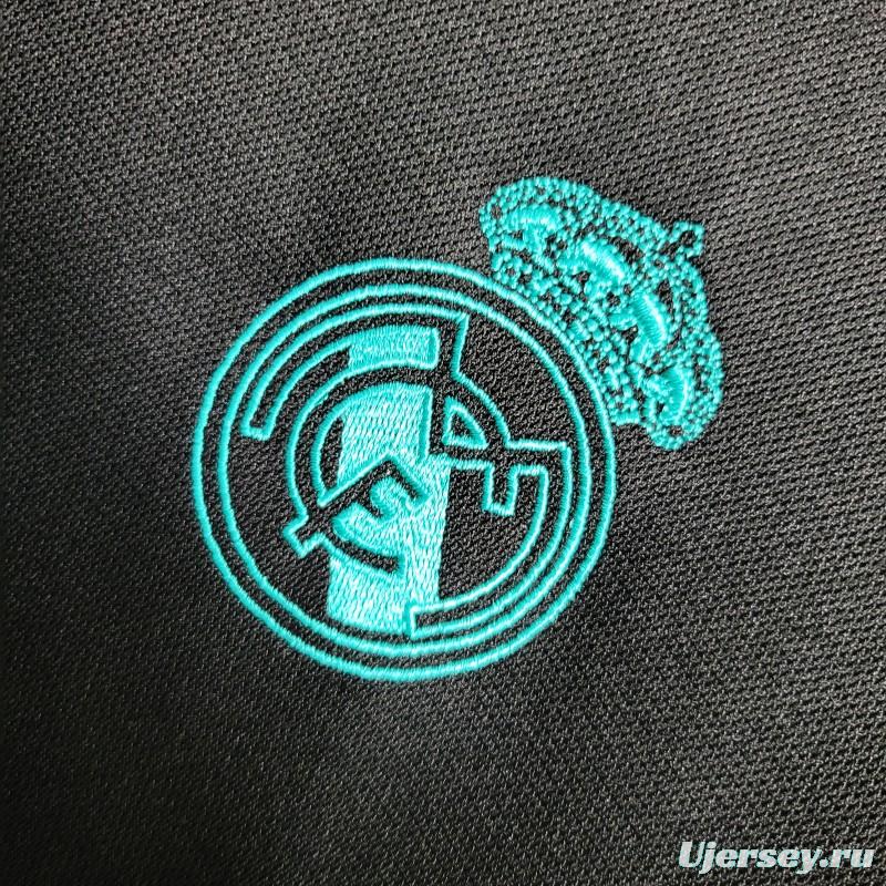 Retro 17-18 Real Madrid Away Black Jersey