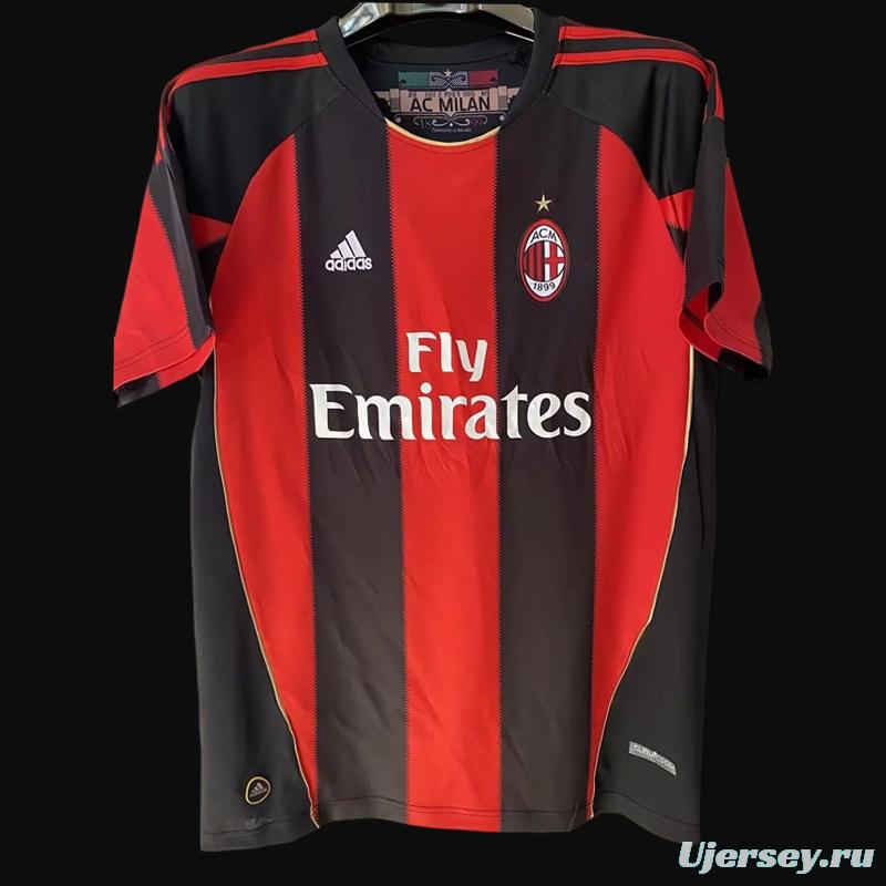 Retro 10/11 AC Milan Home Jersey