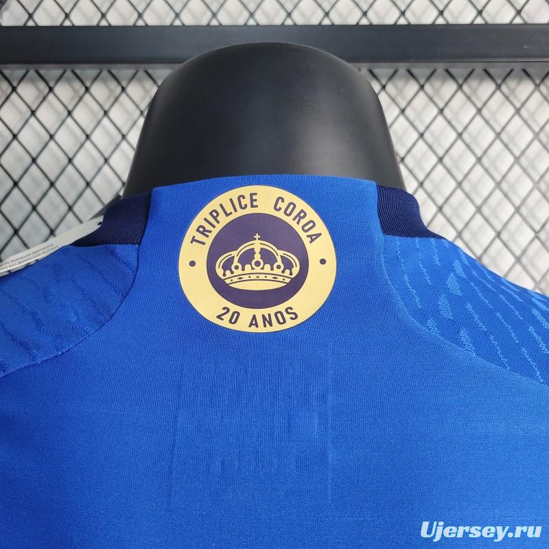 Player Version 23-24 Cruzeiro Home Jersey