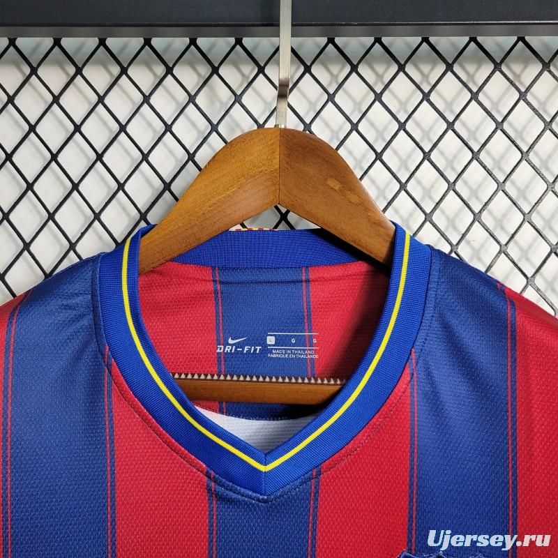 Retro 09-10 Barcelona Home Soccer Jersey