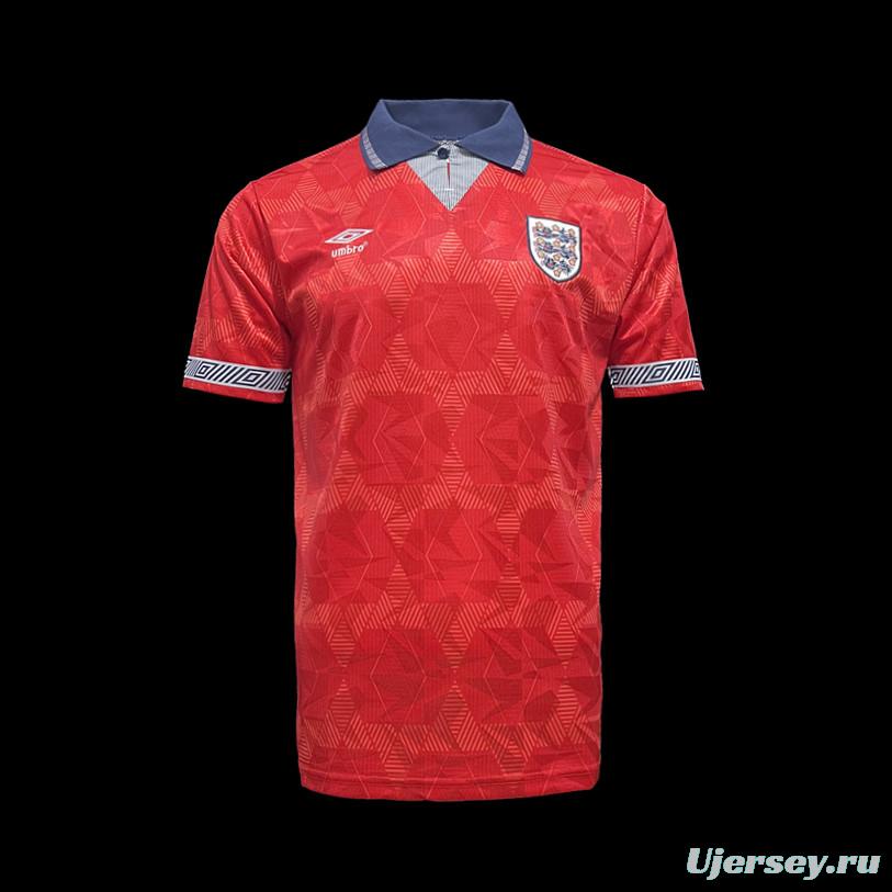 Retro 1990 England Red