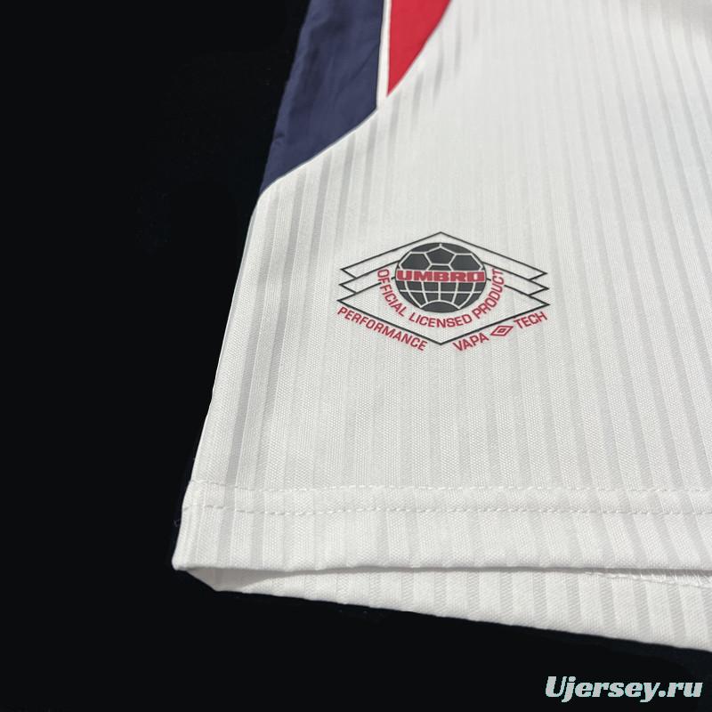 Retro 1998 England Home Soccer Jersey