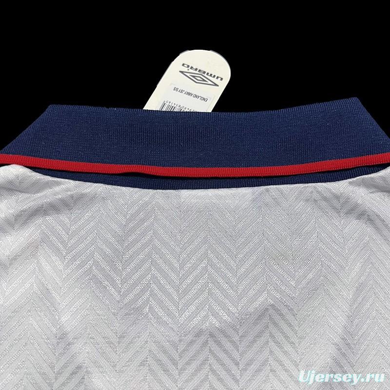 Retro 94/95 England At Home Soccer Jersey