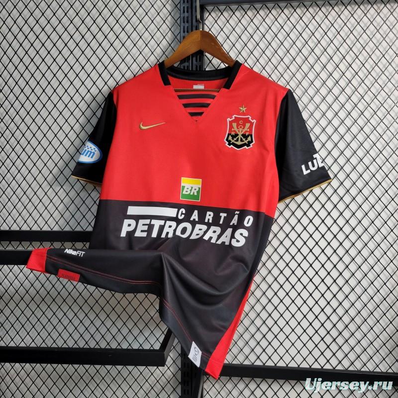 Retro 08-09 Flamengo Third Black Red Jersey