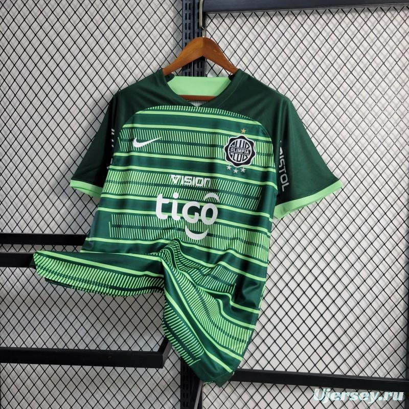 23-24 Paraguayan Club Olimpia Third Green Jersey