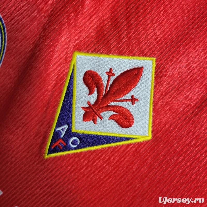 Retro 95-96 Fiorentina Third Red Jersey