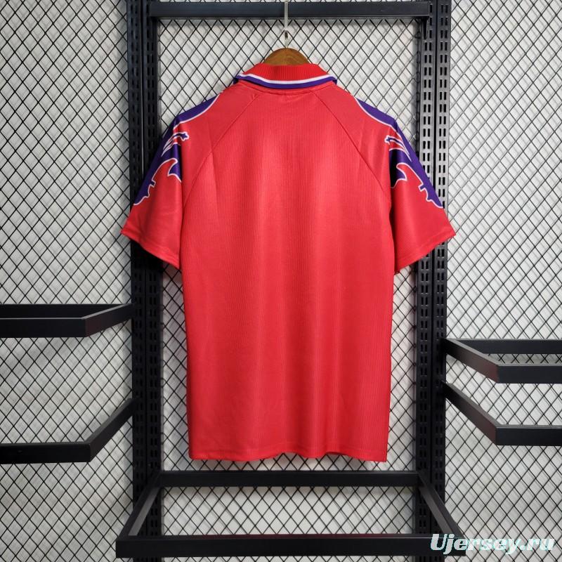 Retro 95-96 Fiorentina Third Red Jersey
