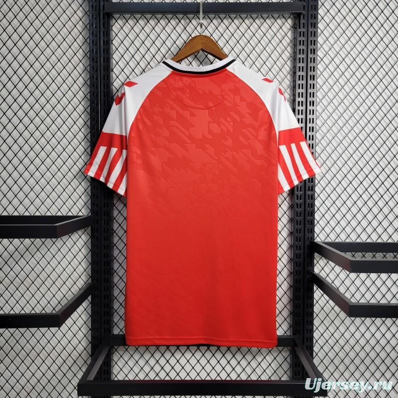 2023  Denmark Home Red Jersey