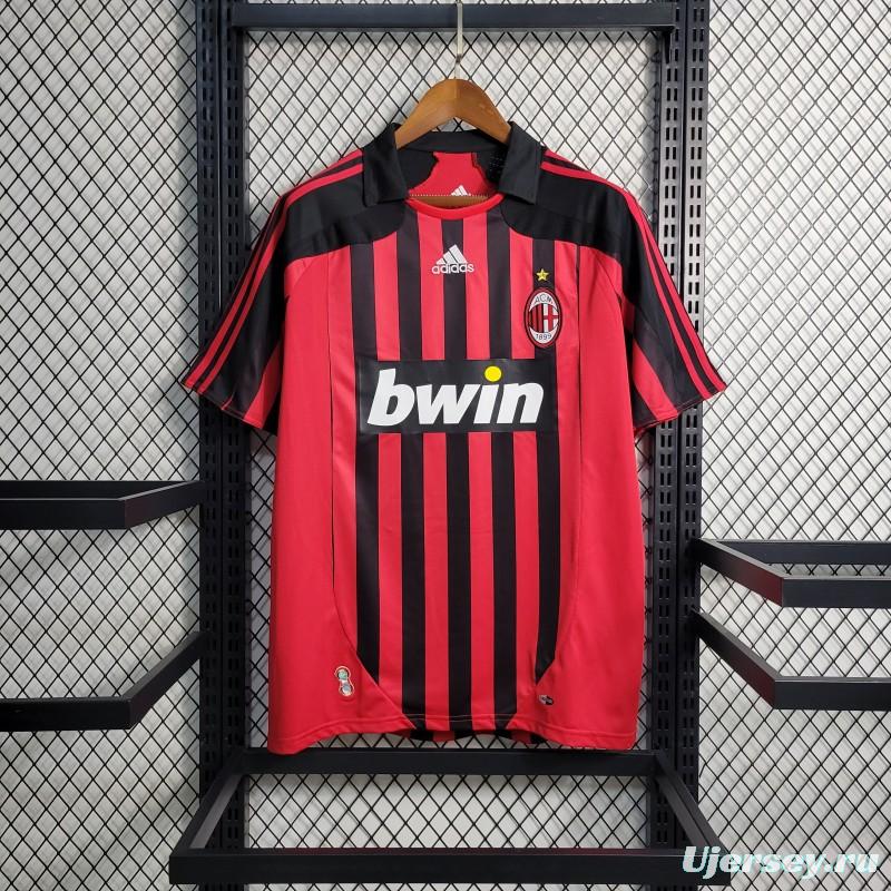 Retro 07-08 AC Milan Home Jersey