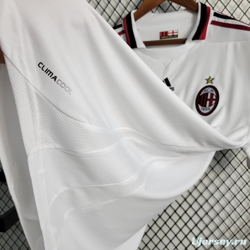 Retro 09/10 AC Milan Away White Jersey