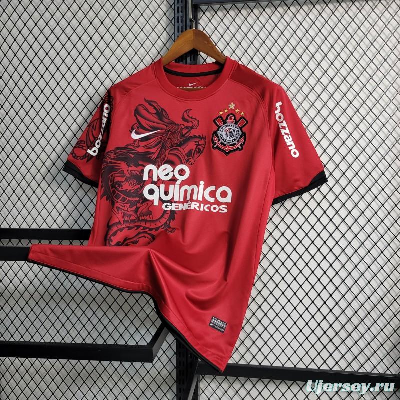 Retro 11-12 Corinthians THIRD Red Jersey