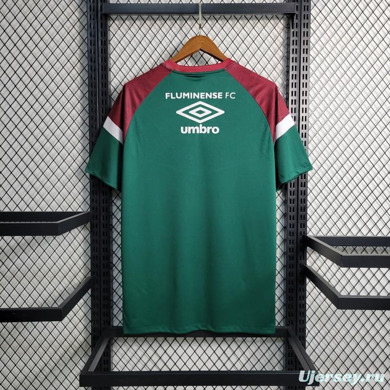 23-24 Fluminense Celestial Training Jersey Green+Red