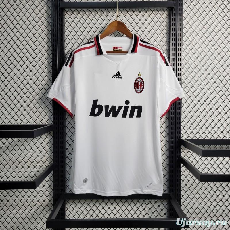 Retro 09/10 AC Milan Away White Jersey