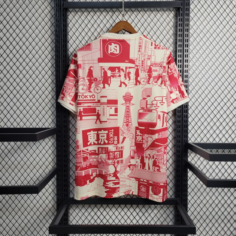 2023 Japan White Red Special Jersey Tokyo Edition