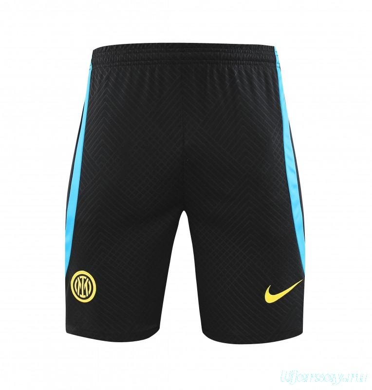 23-24 Inter Milan Black/Blue Vest Jersey+Shorts