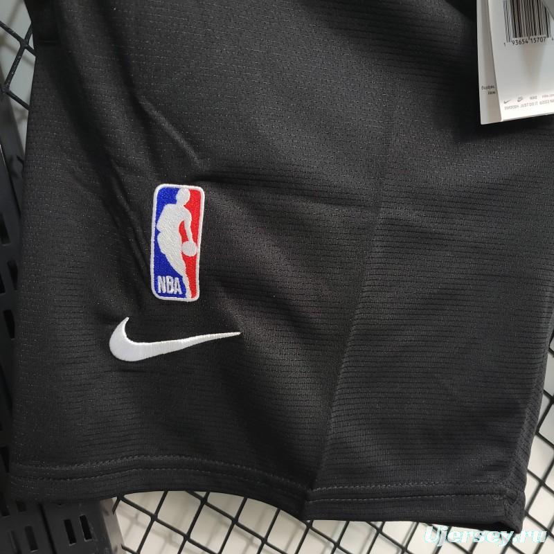 23 24 NBA Nets Black Shorts