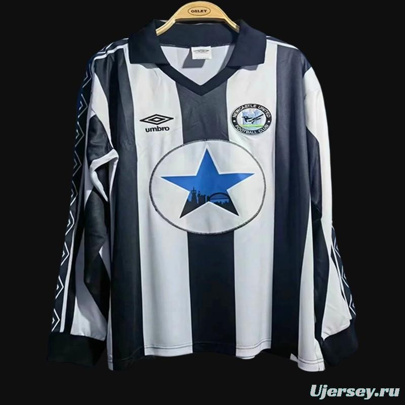 Retro 80/82 Newcastle United Home Long Sleeve