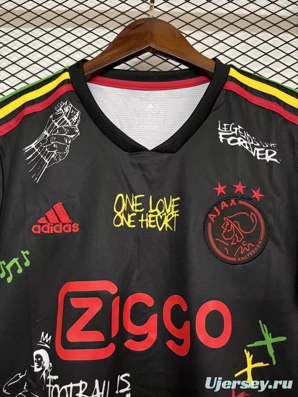 Retro 21/22 Ajax Third Black One Love Edition Jersey