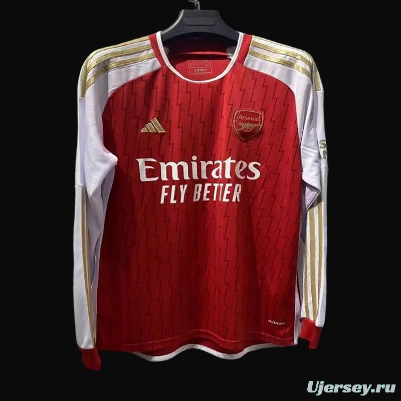 23/24 Arsenal Home Long Sleeve Jersey