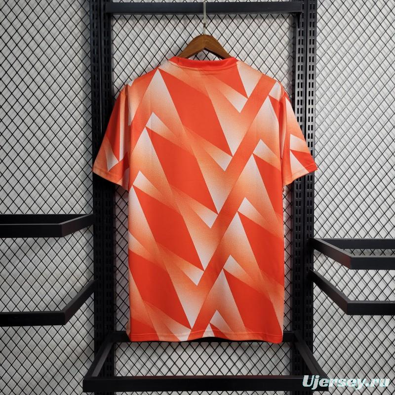 23-24 Olympique Marseille Training Orange Jersey