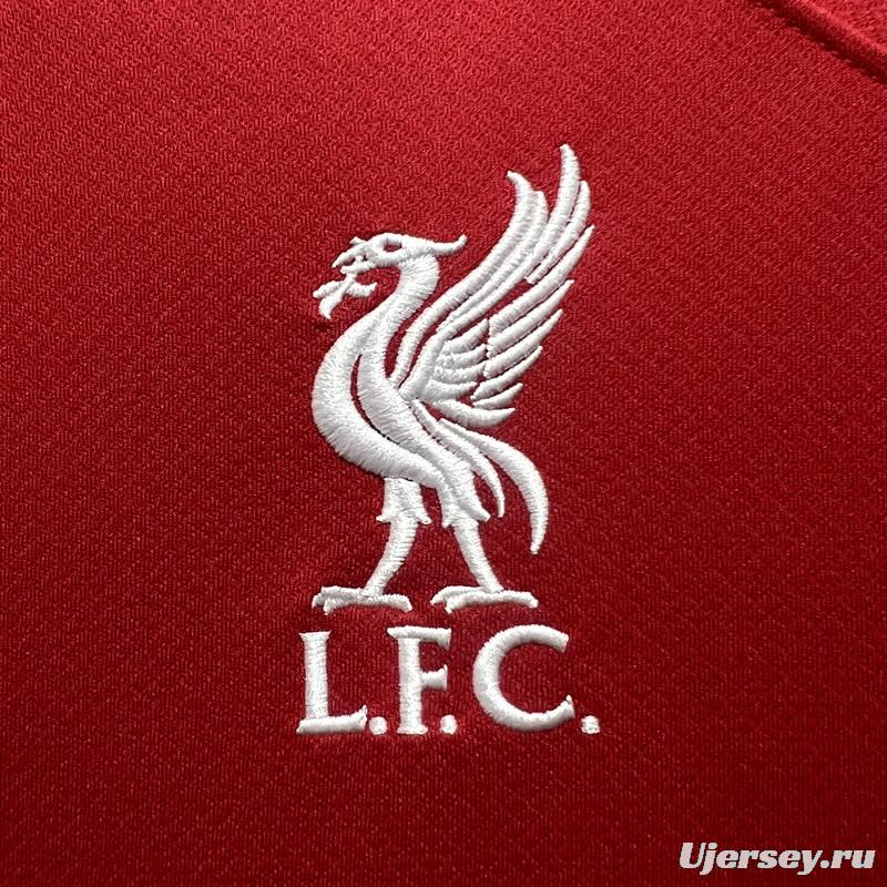 23/24 Liverpool Home Jersey With EPL Patch