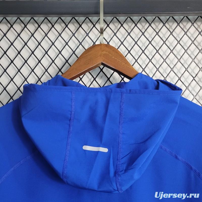 2023 Nike Blue Outdoor Sports Sunscreen Jacket