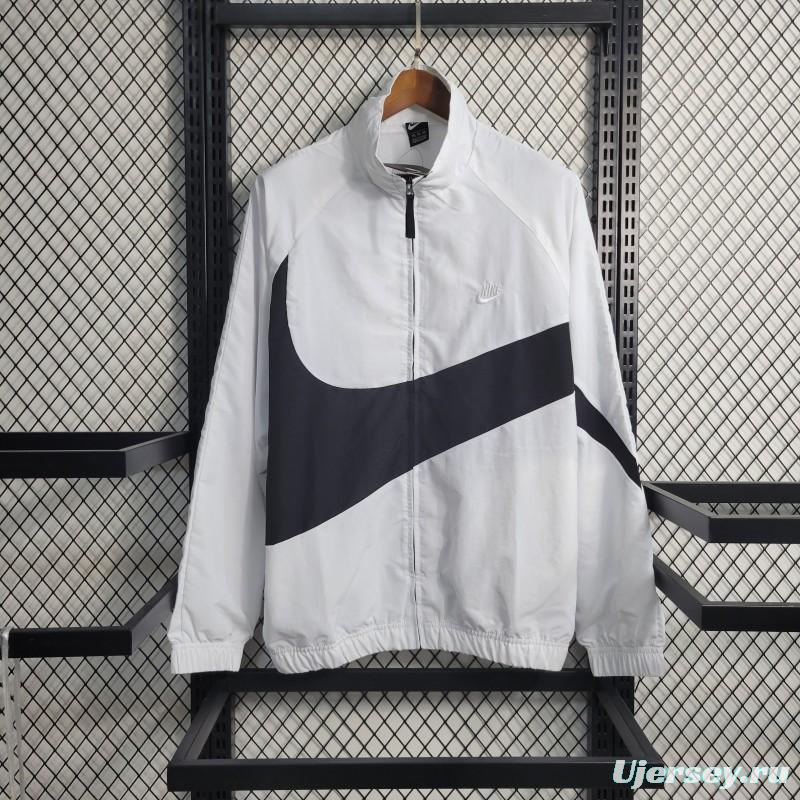 2023 Nike White Black Windbreaker