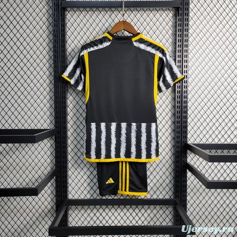 23-24 Kids Juventus Home Jersey