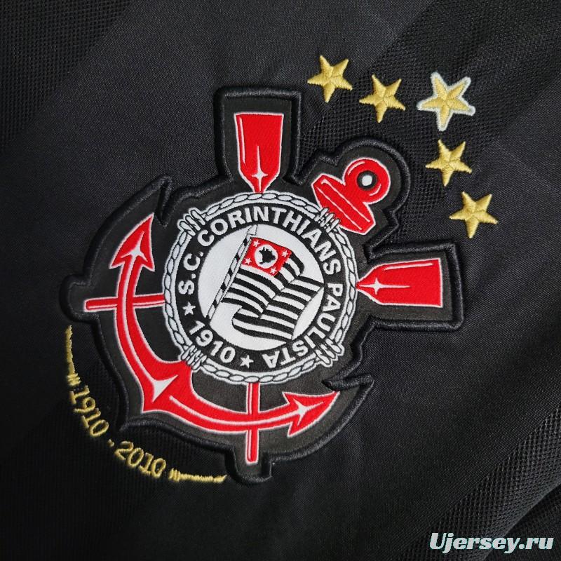 Retro 10/11 Corinthians Away Black Jersey