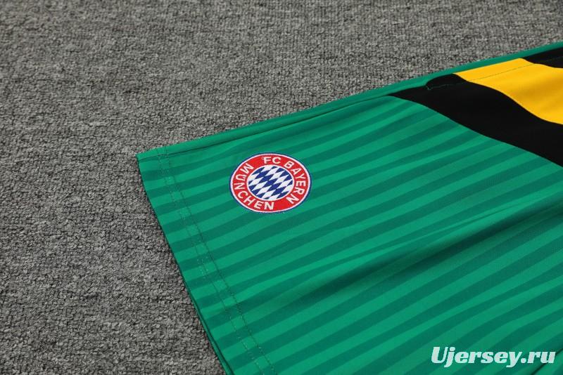 23-24 Bayern Munich Yellow Remake Icon Vest Jersey+Shorts