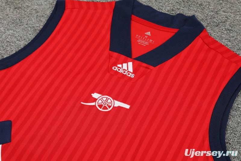 23-24 Arsenal Red Remake Icon Vest Jersey+Shorts