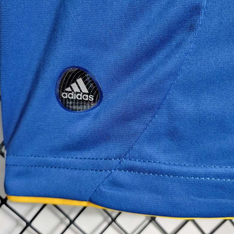 Retro 11-12 La Galaxy Long Sleeve Away Blue Jersey