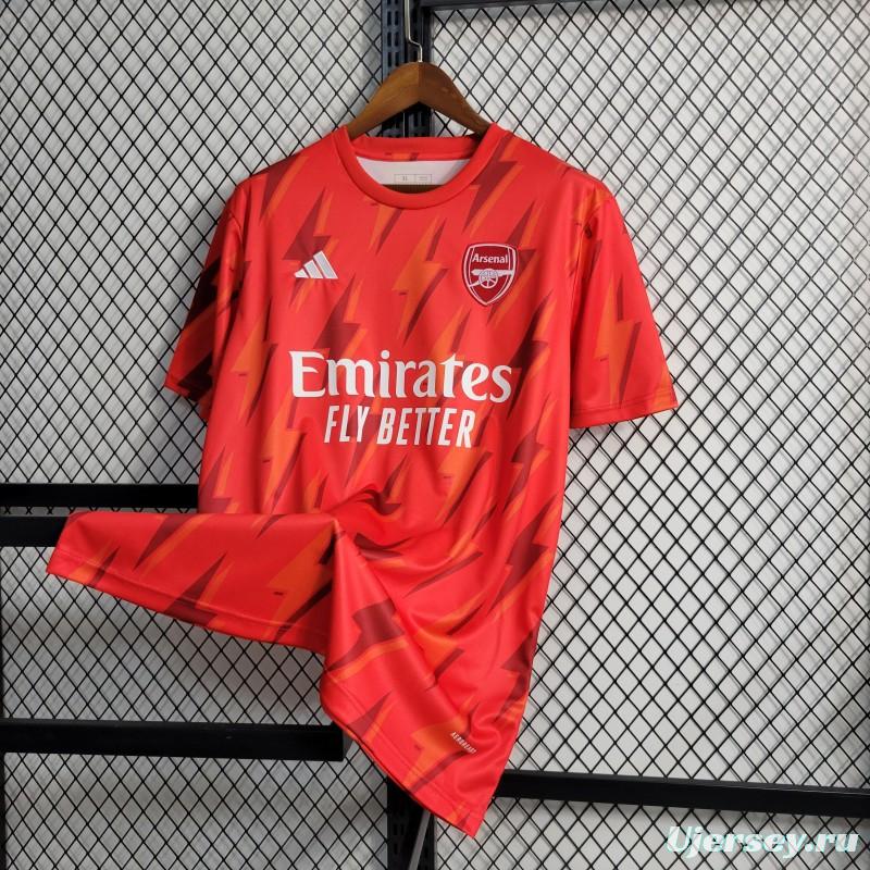 23-24 Arsenal Red Training Jersey