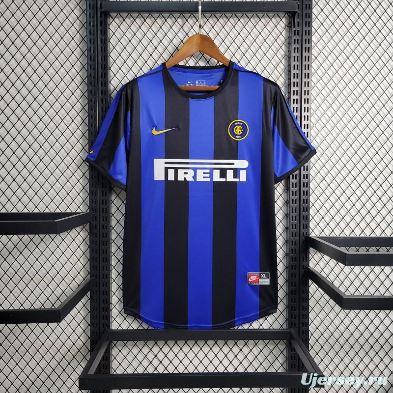 Retro 99-00 Inter Milan Home Jersey