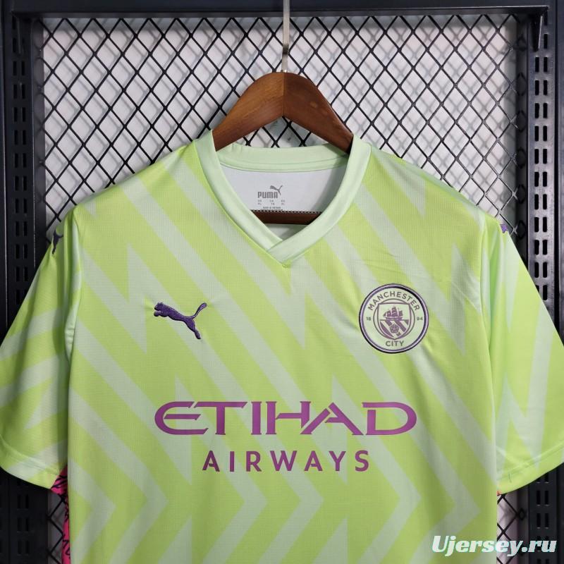 23-24 Manchester City Goalkeeper Green Jersey