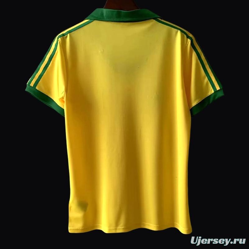 Retro 1978 Brazil Home Jersey