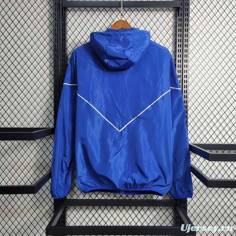 23-24 Windbreaker Yokohama F. Marinos Blue Windbreaker