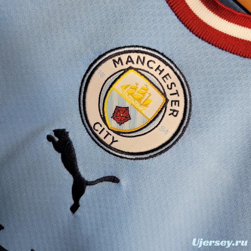 22-23 Kids Manchester City Home Jersey